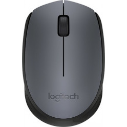 Logitech Wireless Mouse M170 Grey, Optical Mouse for Notebooks, Nano receiver,  Grey, Retail